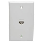 Tripp-Lite N235-001-WH | Cat6 Straight-Through Modular In-Line Snap-In Coupler (RJ45 F/F), White, TAA