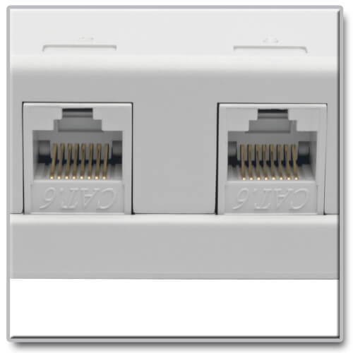 Tripp-Lite N236-004-WH | Pre-Configured Unshielded Cat6 4-Port Surface-Mount Box, 110 IDC, RJ45, White