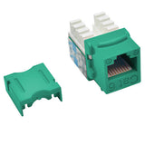 Tripp-Lite N238-001-GN | Cat6/Cat5e 110 Style Punch Down Keystone Jack - Green, TAA
