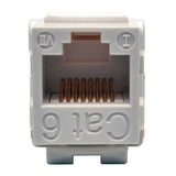 Tripp-Lite N238-001-WH | Cat6/Cat5e 110 Style Punch Down Keystone Jack - White, TAA
