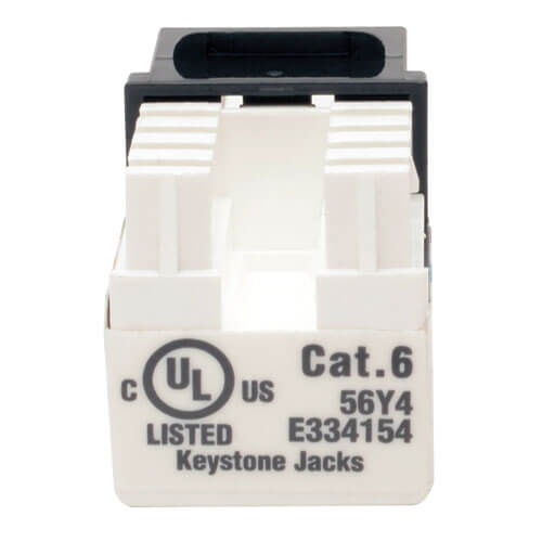 Tripp-Lite N238-010-BK | Cat6/Cat5e 110 Style Punch Down Keystone Jack - Black, 10-Pack, TAA
