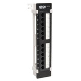 Tripp-Lite N250-012 | 12-Port Cat6/Cat5 Wall-Mount Vertical 110 Patch Panel, TAA