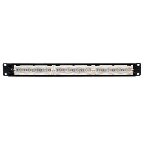 Tripp-Lite N252-024 | 24-Port 1U Rack-Mount Cat6/Cat5 110 Patch Panel, 568B, RJ45 Ethernet, TAA