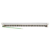 Tripp-Lite N252-024-HU-SHK | Cat5e/Cat6 24-Port Patch Panel - Shielded, Krone IDC, 568A/B, RJ45 Ethernet, 0.5U Rack-Mount, TAA