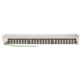 Tripp-Lite N252-048-SH-K | Cat5e/Cat6 48-Port Patch Panel - Shielded, Krone IDC, 568A/B, RJ45 Ethernet, 1U Rack-Mount, TAA