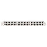 Tripp-Lite N252-048-SH-K | Cat5e/Cat6 48-Port Patch Panel - Shielded, Krone IDC, 568A/B, RJ45 Ethernet, 1U Rack-Mount, TAA