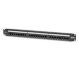 Tripp-Lite N252-P24 | Cat6 24-Port Patch Panel - PoE+ Compliant, 110/Krone, 568A/B, RJ45 Ethernet, 1U Rack-Mount, TAA