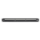 Tripp-Lite N252-P24 | Cat6 24-Port Patch Panel - PoE+ Compliant, 110/Krone, 568A/B, RJ45 Ethernet, 1U Rack-Mount, TAA