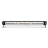 Tripp-Lite N252-P24 | Cat6 24-Port Patch Panel - PoE+ Compliant, 110/Krone, 568A/B, RJ45 Ethernet, 1U Rack-Mount, TAA