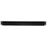 Tripp-Lite N254-024 | 24-Port 1U Rack-Mount Cat6/Cat5 Feedthrough Patch Panel, RJ45 Ethernet, TAA