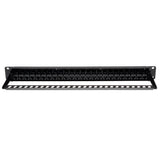 Tripp-Lite N254-024 | 24-Port 1U Rack-Mount Cat6/Cat5 Feedthrough Patch Panel, RJ45 Ethernet, TAA
