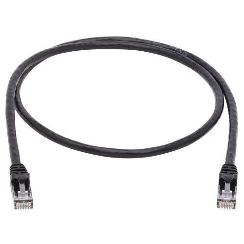 Tripp-Lite N261-003-BK | Cat6a 10G Certified Snagless UTP Ethernet Cable (RJ45 M/M), Black, 3 ft. (0.91 m)