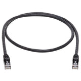Tripp-Lite N261-003-BK | Cat6a 10G Certified Snagless UTP Ethernet Cable (RJ45 M/M), Black, 3 ft. (0.91 m)