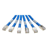 Tripp-Lite N261-006-6MM-BL | Cat6a 10G Certified Pre-Terminated Copper Trunk Assembly (6x RJ45 M/M), Blue, 6 ft. (1.83 m)