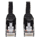 Tripp-Lite N261-025-BK | Cat6a 10G Certified Snagless UTP Ethernet Cable (RJ45 M/M), Black, 25 ft. (7.62 m)