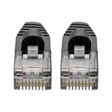 Tripp-Lite N261-S02-BK | Cat6a 10G Snagless Molded Slim UTP Ethernet Cable (RJ45 M/M), Black, 2 ft. (0.61 m)