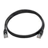 Tripp-Lite N261-S05-BK | Cat6a 10G Snagless Molded Slim UTP Ethernet Cable (RJ45 M/M), Black, 5 ft. (1.52 m)