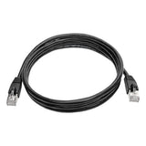 Tripp-Lite N262-005-BK | Cat6a 10G-Certified Snagless Shielded STP Ethernet Cable (RJ45 M/M), PoE, Black, 5 ft. (1.52 m)