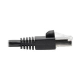 Tripp-Lite N262-005-BK | Cat6a 10G-Certified Snagless Shielded STP Ethernet Cable (RJ45 M/M), PoE, Black, 5 ft. (1.52 m)