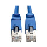 Tripp-Lite N262-005-BL | Cat6a 10G Certified Snagless Shielded STP Ethernet Cable (RJ45 M/M), PoE, Blue, 5 ft. (1.52 m)