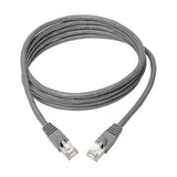 Tripp-Lite N262-007-GY | Cat6a 10G-Certified Snagless Shielded STP Ethernet Cable (RJ45 M/M), PoE, Gray, 7 ft. (2.13 m)