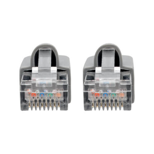 Tripp-Lite N262-007-GY | Cat6a 10G-Certified Snagless Shielded STP Ethernet Cable (RJ45 M/M), PoE, Gray, 7 ft. (2.13 m)