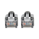 Tripp-Lite N262-007-GY | Cat6a 10G-Certified Snagless Shielded STP Ethernet Cable (RJ45 M/M), PoE, Gray, 7 ft. (2.13 m)