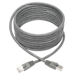 Tripp-Lite N262-014-GY | Cat6a 10G-Certified Snagless Shielded STP Ethernet Cable (RJ45 M/M), PoE, Gray, 14 ft. (4.27 m)