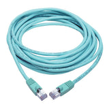 Tripp-Lite N262-020-AQ | Cat6a 10G-Certified Snagless Shielded STP Ethernet Cable (RJ45 M/M), PoE, Aqua, 20 ft. (6.09 m)