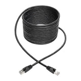 Tripp-Lite N262-020-BK | Cat6a 10G-Certified Snagless Shielded STP Ethernet Cable (RJ45 M/M), PoE, Black, 20 ft. (6.09 m)