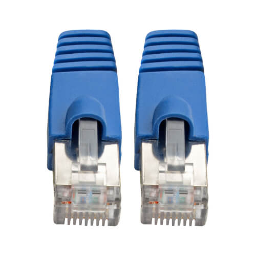 Tripp-Lite N262-020-BL | Cat6a 10G-Certified Snagless Shielded STP Ethernet Cable (RJ45 M/M), PoE, Blue, 20 ft. (6.09 m)