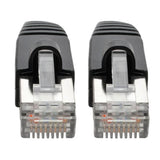 Tripp-Lite N262-030-BK | Cat6a 10G-Certified Snagless Shielded STP Ethernet Cable (RJ45 M/M), PoE, Black, 30 ft. (9.14 m)