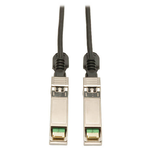 Tripp-Lite N280-07M-BK | SFP+ 10Gbase-CU Passive Twinax Copper Cable, SFP-H10GB-CU7M Compatible, Black, 7M (22.96 ft.)