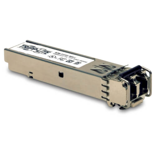 Tripp-Lite N286-01GSX-MDLC | Cisco-Compatible GLC-SX-MMD 1000Base-SX SFP Transceiver, DDM, Multimode LC, 850nm, 550M