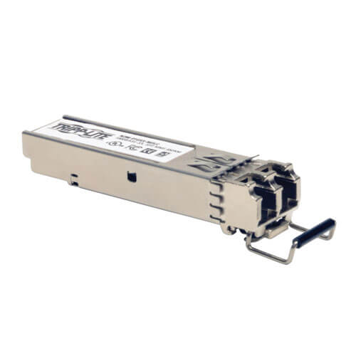 Tripp-Lite N286-01GSX-MDLC | Cisco-Compatible GLC-SX-MMD 1000Base-SX SFP Transceiver, DDM, Multimode LC, 850nm, 550M