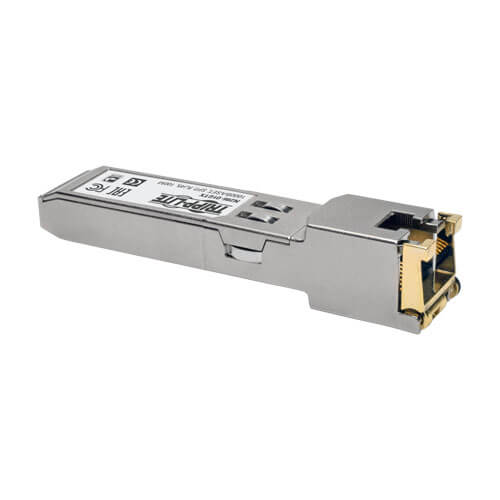 Tripp-Lite N286-01GTX | Cisco-Compatible GLC-T SFP Mini Transceiver, 1000Base-TX Copper RJ45, Cat5e, Cat6, 328.08 ft. (100 m)
