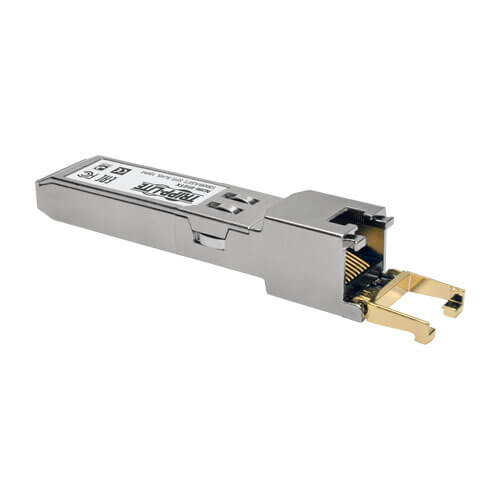 Tripp-Lite N286-01GTX | Cisco-Compatible GLC-T SFP Mini Transceiver, 1000Base-TX Copper RJ45, Cat5e, Cat6, 328.08 ft. (100 m)