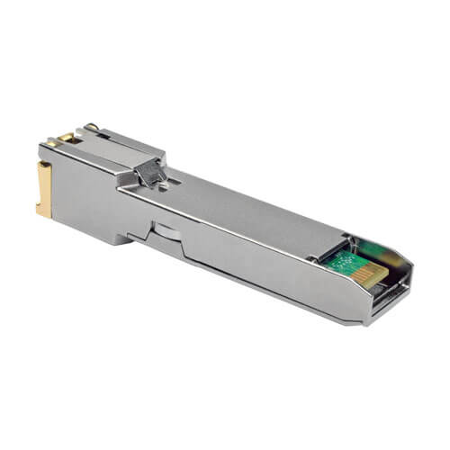Tripp-Lite N286-01GTX | Cisco-Compatible GLC-T SFP Mini Transceiver, 1000Base-TX Copper RJ45, Cat5e, Cat6, 328.08 ft. (100 m)
