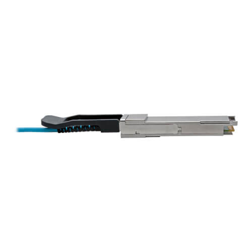 Tripp-Lite N28F-02M-AQ | QSFP+ to QSFP+ Active Optical Cable - 40Gb, AOC, M/M, Aqua, 2M (6.56 ft.)