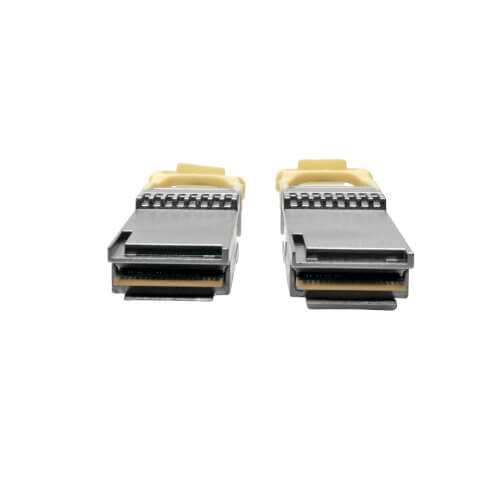 Tripp-Lite N28H-05M-AQ | QSFP28 to QSFP28 Active Optical Cable - 100GbE, AOC, M/M, Aqua, 5M (16.4 ft.)