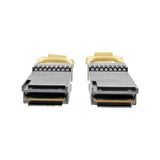 Tripp-Lite N28H-15M-AQ | QSFP28 to QSFP28 Active Optical Cable - 100GbE, AOC, M/M, Aqua, 15 m (49.2 ft.)