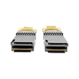 Tripp-Lite N28H-20M-AQ | QSFP28 to QSFP28 Active Optical Cable - 100GbE, AOC, M/M, Aqua, 20M (65.61 ft.)