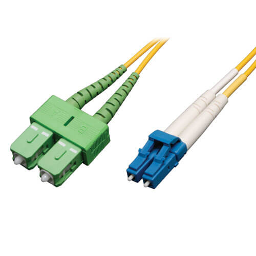 Tripp-Lite N366-01M-AP | Duplex Singlemode 9/125 Fiber Patch Cable (LC to SC/APC), 1M (3 ft.)
