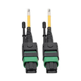 Tripp-Lite N390-03M-12-AP | MTP/MPO (APC) Singlemode Patch Cable (F/F), 12 Fiber, 40/100 GbE, QSFP+ 40GBASE-PLR4, Plenum, Push/Pull Tab, Yellow, 3 m (10 ft.)