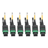 Tripp-Lite N392-15M-3X8-AP | MTP/MPO (APC) Singlemode Slim Trunk Cable, 24-Strand, 40/100 GbE, 40/100GBASE-PLR4, Plenum, 6mm Dual Jacket, 15 m (49 ft.)