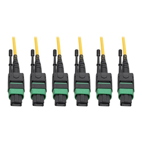 Tripp-Lite N392-45M-3X8-AP | MTP/MPO (APC) Singlemode Slim Trunk Cable, 24-Strand, 40/100 GbE, 40/100GBASE-PLR4, Plenum, 6mm Dual Jacket, 45 m (147 ft.)