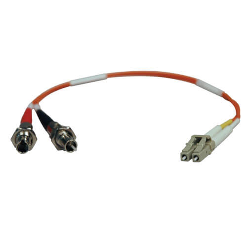 Tripp-Lite N457-001-62 | Duplex Multimode 62.5/125 Fiber Adapter (LC-ST M/F) 1 ft. (0.31 m)