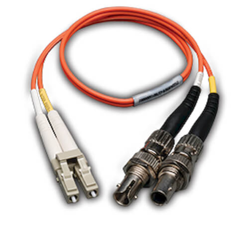 Tripp-Lite N457-001-50 | Duplex Multimode 50/125 Fiber Adapter (LC-ST M/F) 1 ft. (0.31 m)