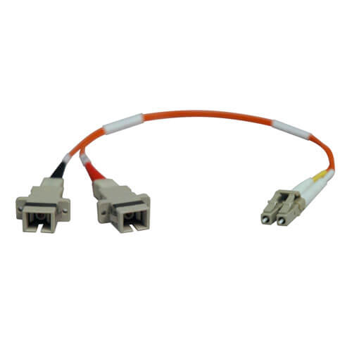 Tripp-Lite N458-001-50 | Duplex Multimode 50/125 Fiber Adapter (LC-SC M/F) 1 ft. (0.31 m)