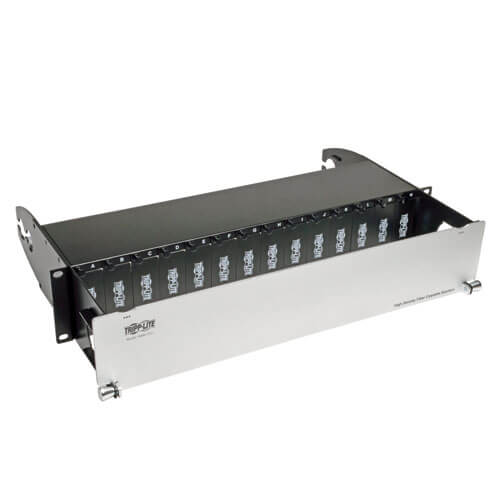 Tripp-Lite N482-02U | Enclosure for 14 High-Density Fiber Cassettes, 2U